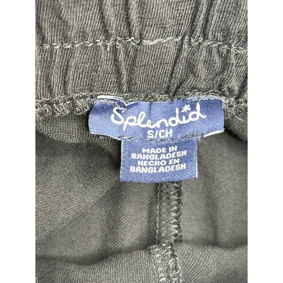 Splendid Black Joggers Elastic Waist High Rise Straps Stretch Athletic Casual S - Picture 3 of 10